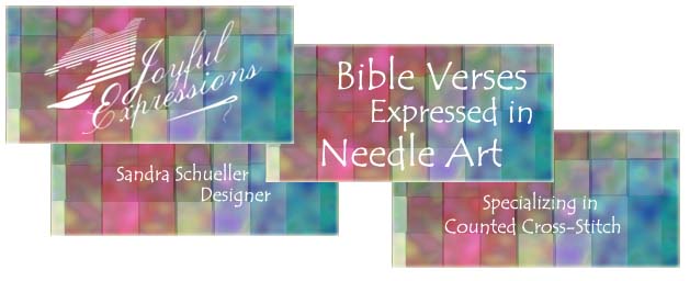 Joyful Expressions Cross Stitch Bible Verses