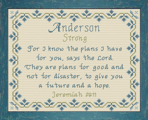 Name Blessings - Anderson2