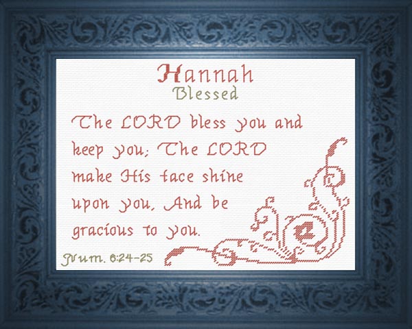 Name Blessings - Hannah 3