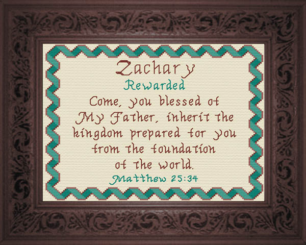 Name Blessings - Zachary