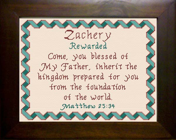 Name Blessings - Zachery