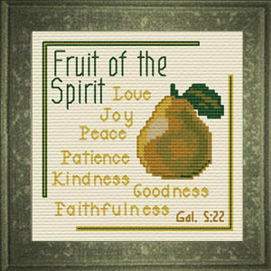 Fruit of The Spirit Galatians 5:22 in Vintage at JoyfulExpressions.us