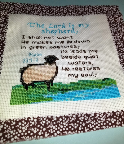 Lord Shepherd stitched by Suzie Carpenter