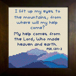 Mountains Psalm 121:1-2 from JoyfulExpressions.us