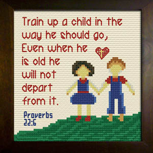 Train a Child Proverbs 22:6 from JoyfulExpressions.us