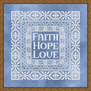 Icings Faith Hope Love on Nuthatch