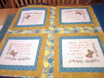Wedding Quilt created by Margaret Drye