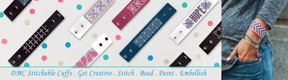 DMC Stitchable Cuffs - Get Creative!