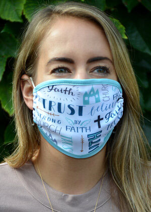 Faith Trust Believe Mask