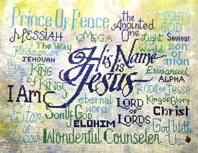 His Name Is Jesus Free Cross Stitch Chart Comments From Customers