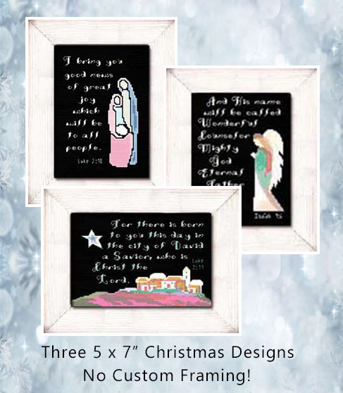 5 x 7 Christmas Designs