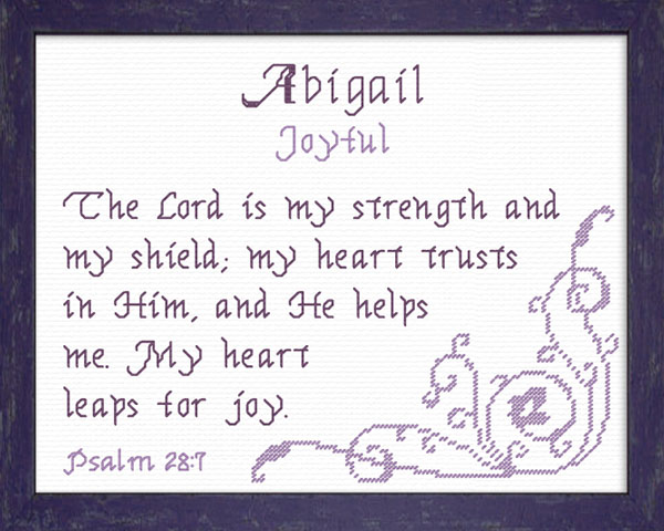 Name Blessings - Abigail10