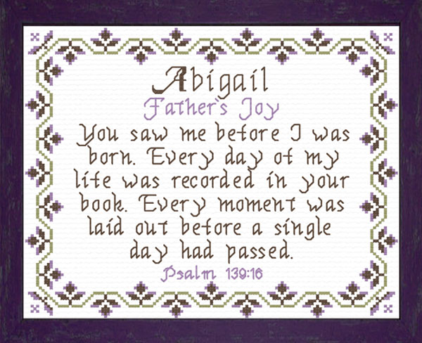 Name Blessings - Abigail6