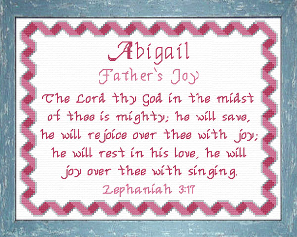 Name Blessings - Abigail9
