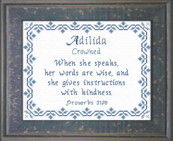 Name Blessings - Adilida