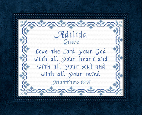 Name Blessings - Adilida2