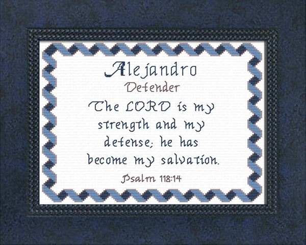 Name Blessings - Alejandro