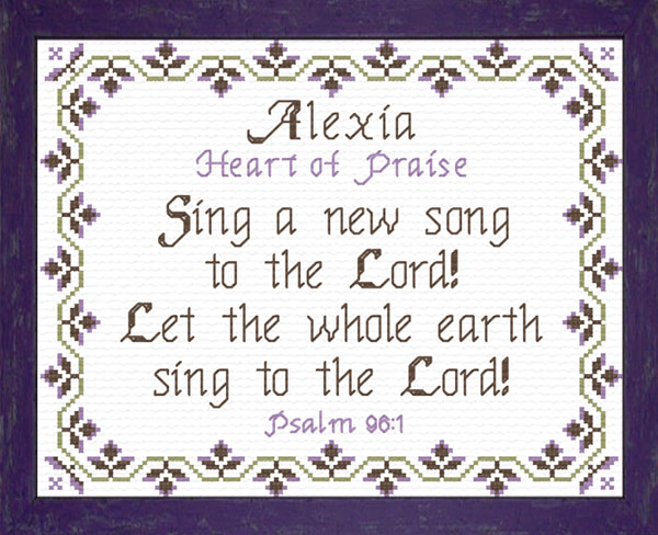 Name Blessings - Alexia
