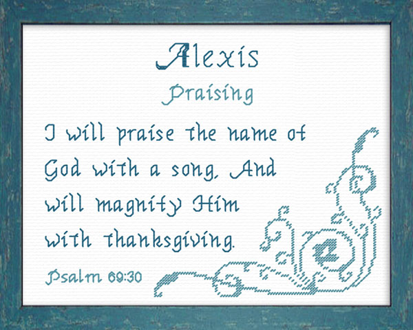 Name Blessings - Alexis2