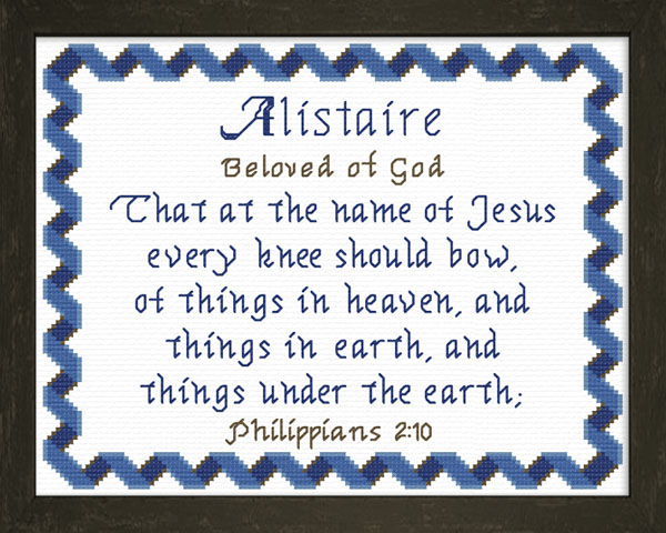 Name Blessings - Alistaire