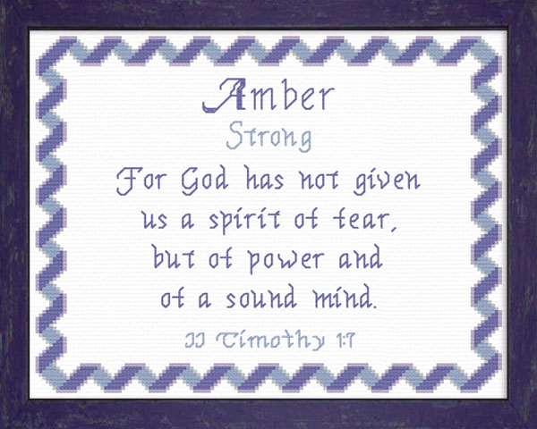 Name Blessings - Amber2