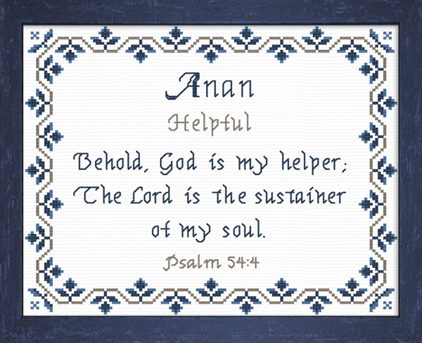 Name Blessings - Anan