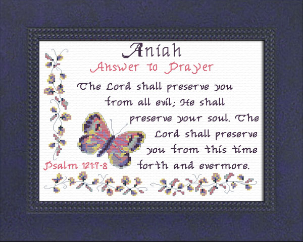 Name Blessings - Aniah