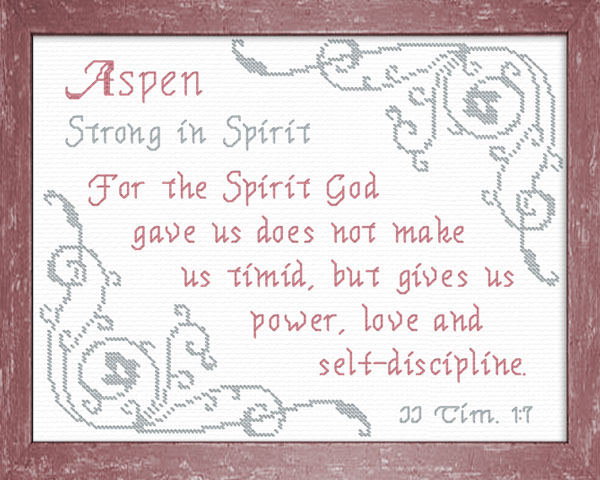 Name Blessings - Aspen