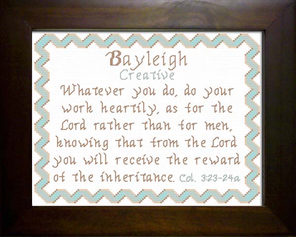 Name Blessings - Bayleigh