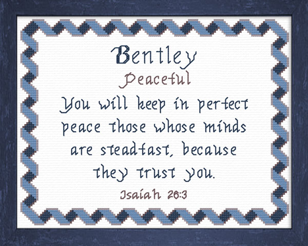 Name Blessings - Bentley