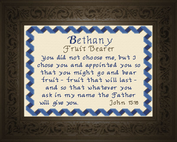 Name Blessings - Bethany3