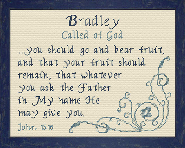 Name Blessings - Bradley2