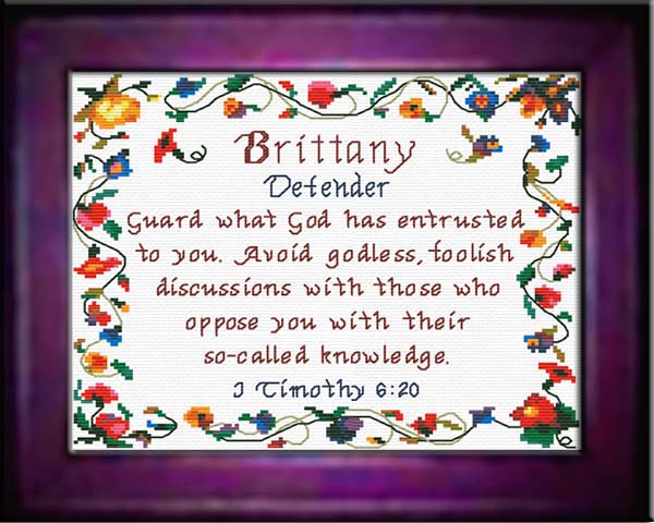 Name Blessings - Brittany