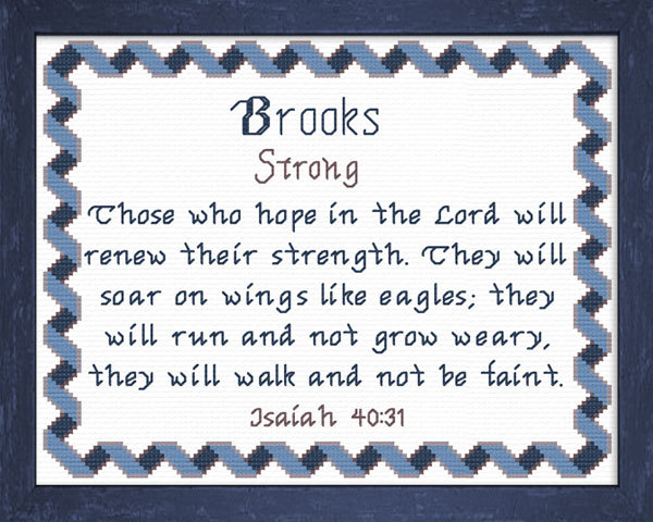 Name Blessings - Brooks