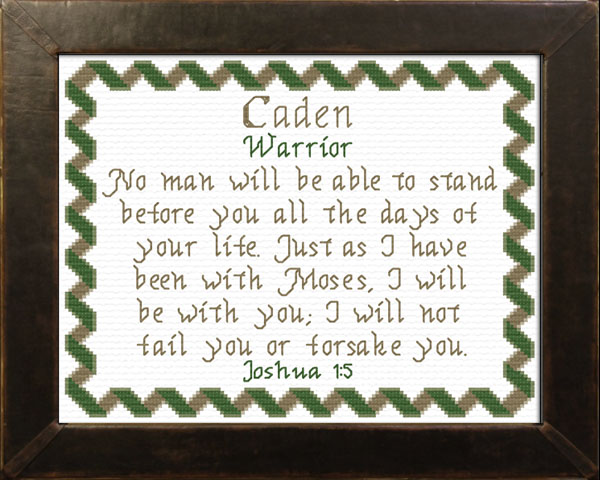 Caden 3 Name Blessings Personalized Names with Meanings