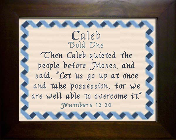 kimberly meaning of 2 Names with Personalized    Blessings Caleb Name