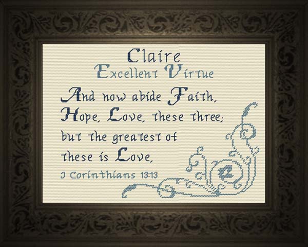 Name Blessings - Claire2