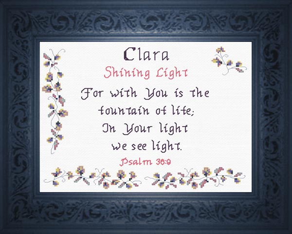 Name Blessings - Clara