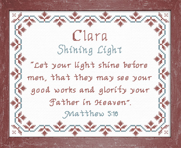 Name Blessings - Clara5