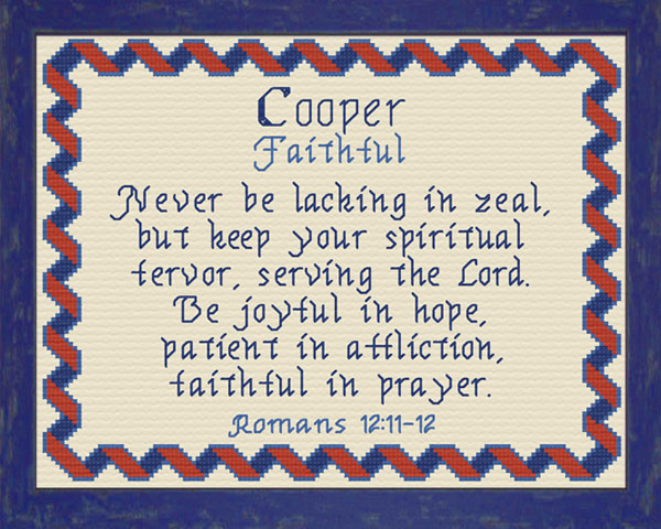 Name Blessings - Cooper
