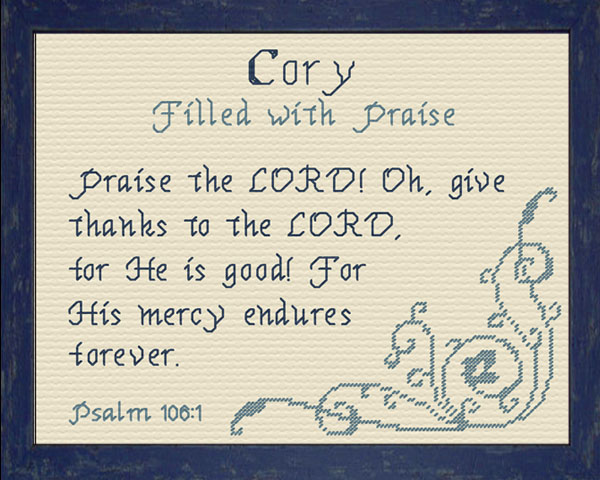 Name Blessings - Cory2