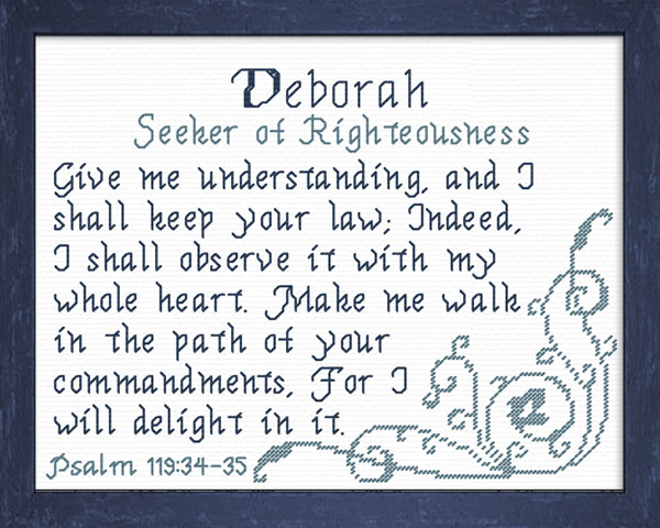 Name Blessings - Deborah