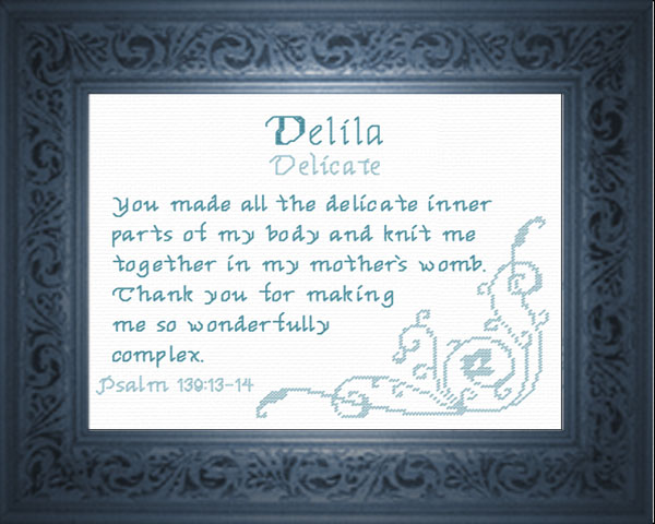 Name Blessings - Delila