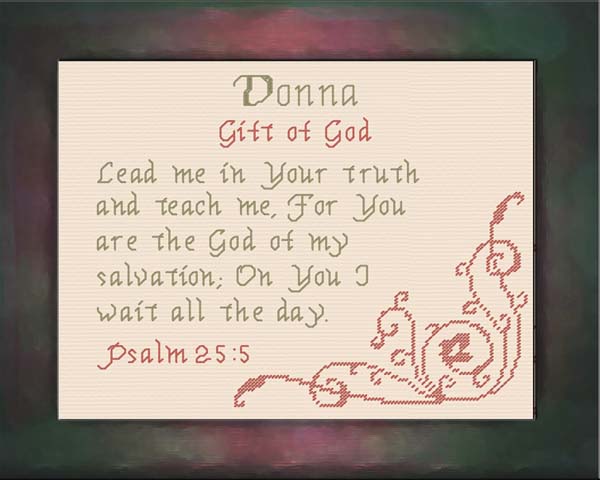 Name Blessings - Donna