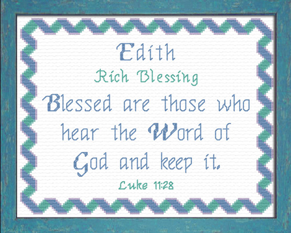 Name Blessings - Edith2