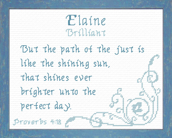 Name Blessings - Elaine3