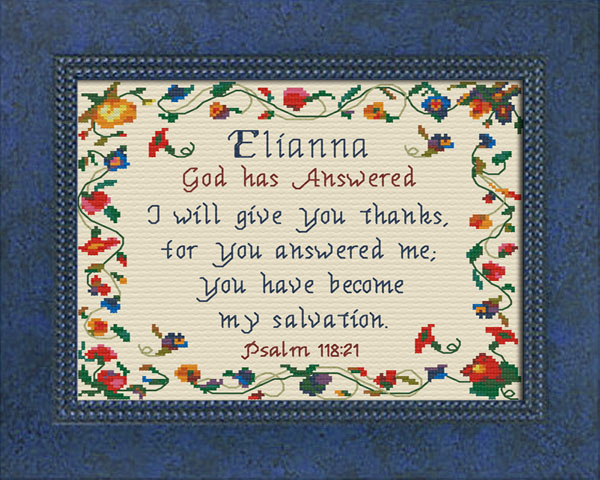 Name Blessings - Elianna