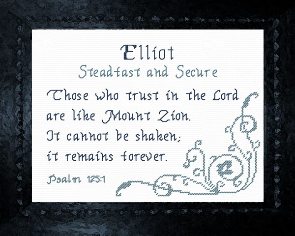 Name Blessings - Elliot