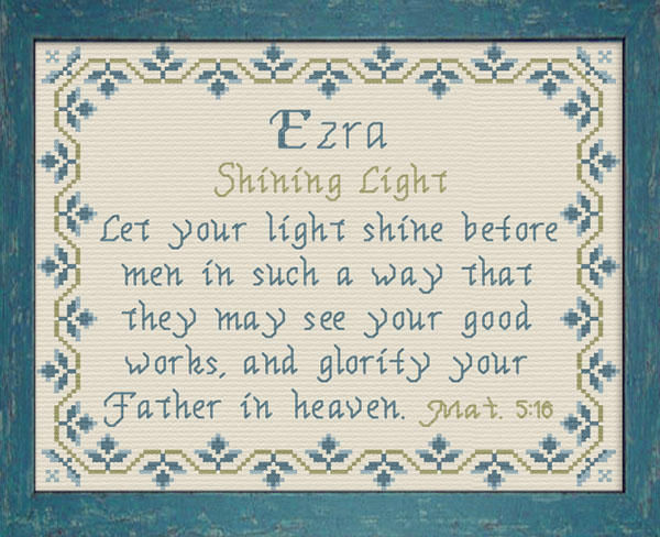 Name Blessings - Ezra3
