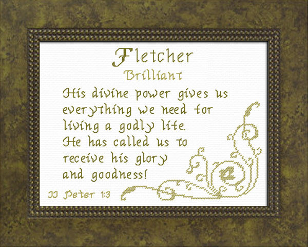 Name Blessings - Fletcher